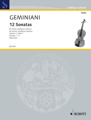 Geminiani, F: 12 Sonatas op. 1