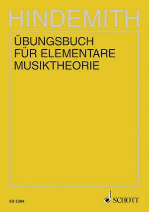 Hindemith, P: Übungsbuch für elementare Musiktheorie