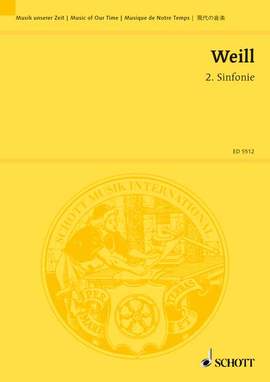 Weill, K: 2. Sinfonie