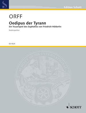 Orff, C: Oedipus der Tyrann