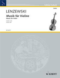 Lenzewski, G: Musik für Violine solo