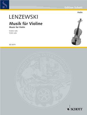 Lenzewski, G: Music for violin solo