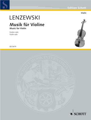 Lenzewski, G: Musik für Violine solo