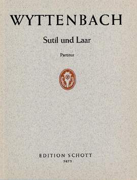 Wyttenbach, J: Sutil und Laar