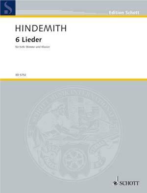 Hindemith, P: 6 Lieder