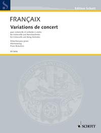 Françaix, J: Variations de concert