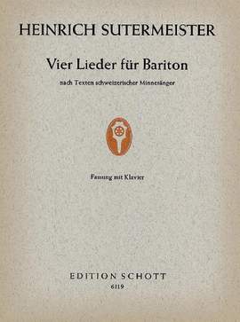 Sutermeister, H: Vier Lieder