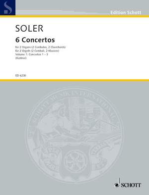 Soler, A: VI Conciertos de dos Organos obligados Vol. 1