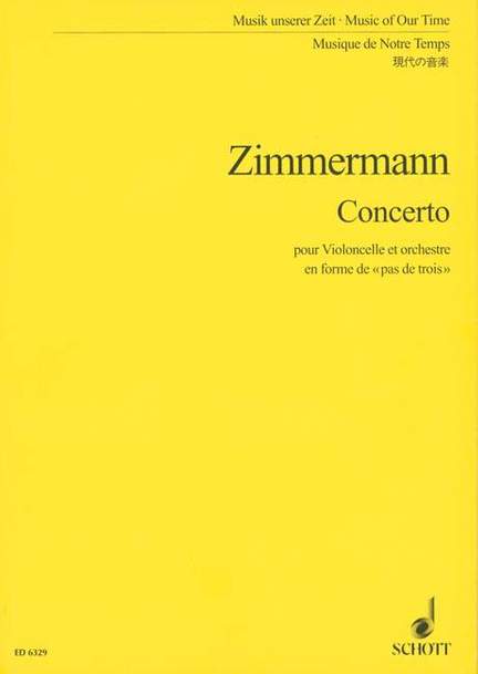 Zimmermann, B A: Concerto