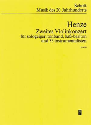 Henze, H W: 2. Violinkonzert