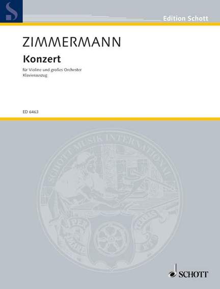 Zimmermann, B A: Konzert