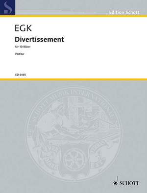 Egk, W: Divertissement