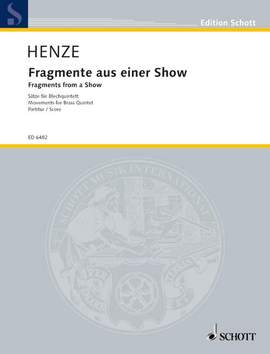 Henze, H W: Fragmente aus einer Show