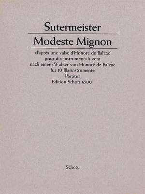 Sutermeister, H: Modeste Mignon