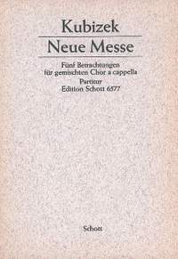 Kubizek, A: Neue Messe op. 32