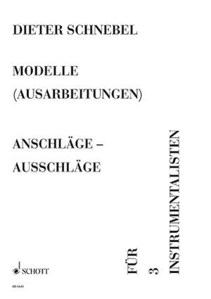 Schnebel, D: anschläge - ausschläge