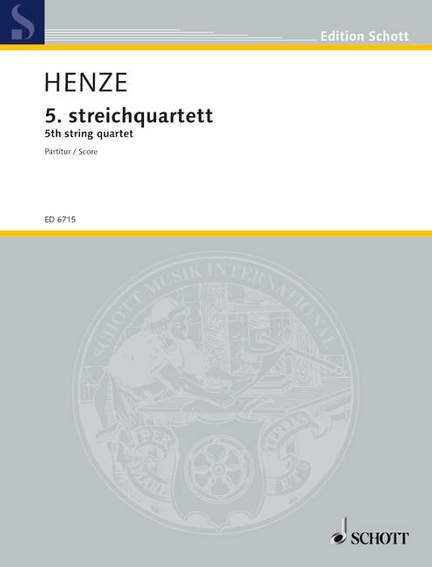 Henze, H W: 5. String Quartet