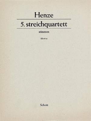 Henze, H W: 5. String Quartet
