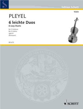 Pleyel, I J: 6 leichte Duos op. 8