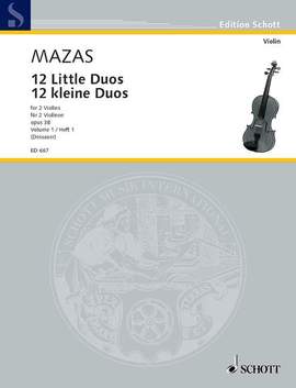 Mazas, J: 12 Little Duos op. 38 Vol. 1