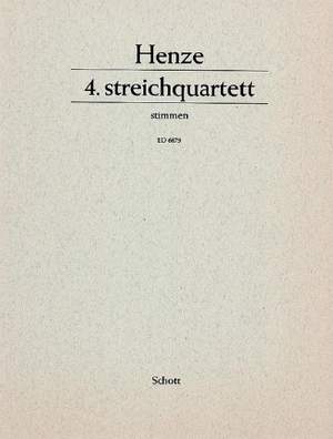Henze, H W: 4. String Quartet
