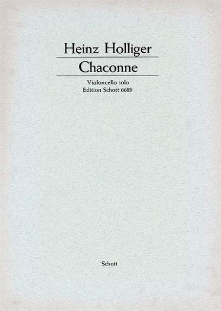 Holliger, H: Chaconne