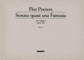 Peeters, F: Sonata quasi una Fantasia op. 129
