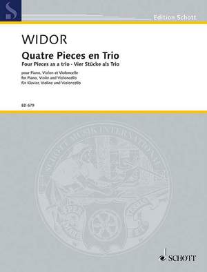Widor, C: Quatre Pieces en Trio