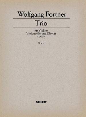 Fortner, W: Piano Trio