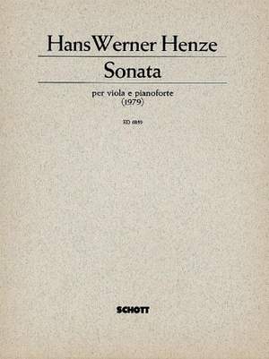Henze, H W: Sonata