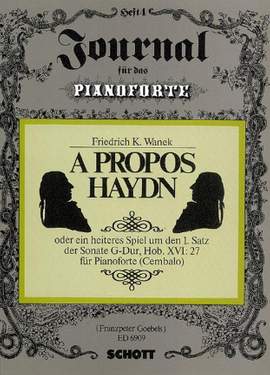 Wanek, F K: "A propos Haydn" Hob. XVI: 27 Issue 4