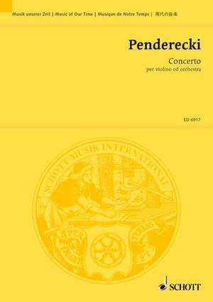 Penderecki, K: Concerto