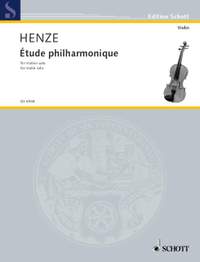 Henze, H W: Étude philharmonique