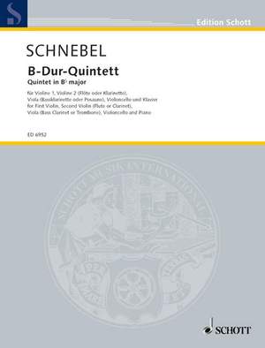 Schnebel, D: Quintet B flat Major