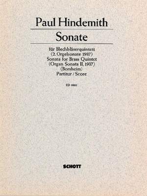 Hindemith, P: 2.  Sonata