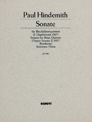 Hindemith: 2. Sonata