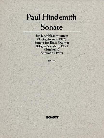 Hindemith: 2. Sonata