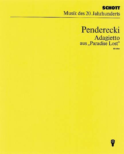 Penderecki, K: Adagietto