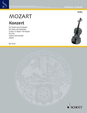 Mozart, W A: Concerto G Major KV 216