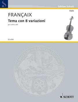 Françaix, J: Tema con 8 variazioni