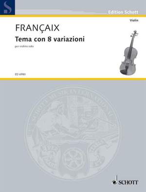 Françaix, J: Tema con 8 variazioni