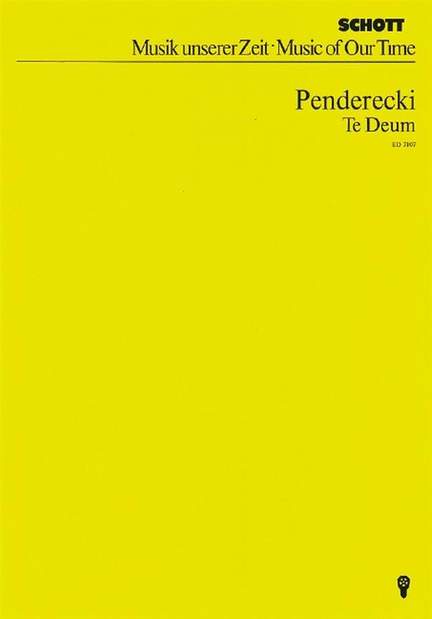 Penderecki, K: Te Deum