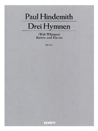 Hindemith, P: 3 Hymnen von Walt Whitman op. 14