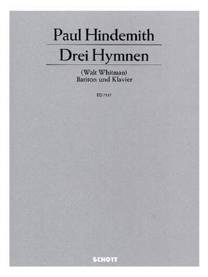 Hindemith, P: 3 Hymnen von Walt Whitman op. 14