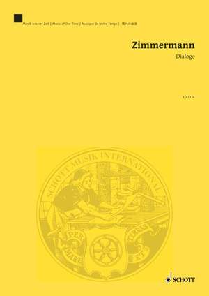 Zimmermann, B A: Dialoge