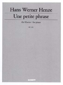 Henze, H W: A small phrase