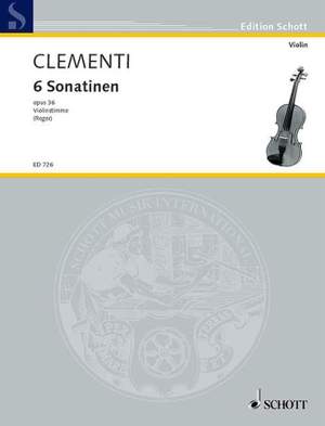 Clementi, M: 6 Sonatinen op. 36