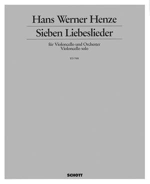 Henze, H W: Englische Liebeslieder