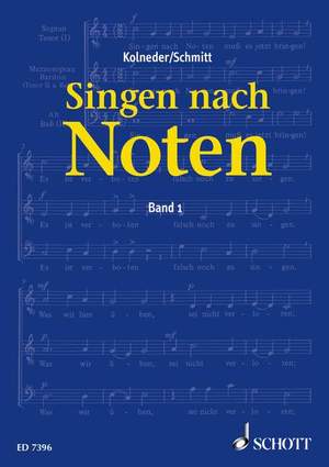 Singen nach Noten Vol. 1