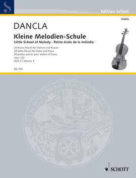 Dancla, C: Kleine Melodien-Schule op. 123 Vol. 3